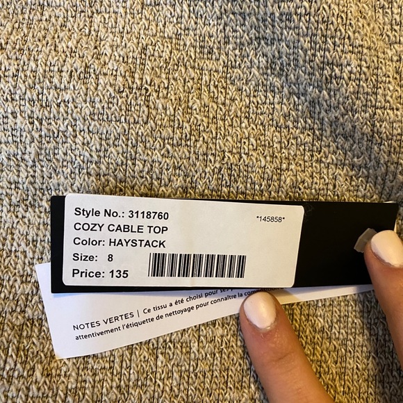 Cable Top Shirt NWT - Picture 4 of 5